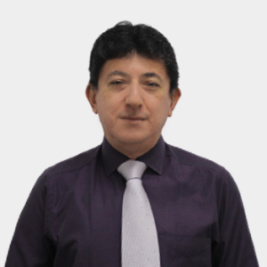 Orlando Navas Quintero, a professor in the School of Medicine's Department of Surgery, is introduced to the general public and the educational community. The photo was taken in close-up, against a white background, with the professor centered.