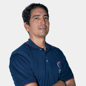 Photo of Omar Javier Tíjaro Rojas, Professor of the School of Electrical, Electronics, and Telecommunications Engineering is presented to the general community.