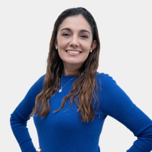 Fotografía frontal de la profesora Edna Magaly Gamboa