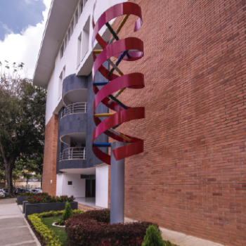 Foto de la Facultad de Salud UIS, es un plano general donde se puede apreciar el edificio de la facultad.