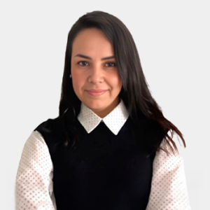 Fotografía frontal de la profesora Jenny Patricia Acevedo