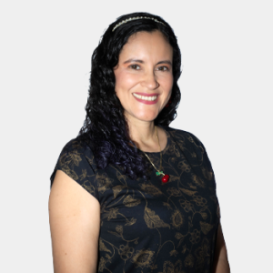 Fotografía frontal de la profesora Johanna Patricia Garcia Arias