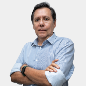 Fotografía frontal del profesor Ricardo Alfonso Jaimes Rolon