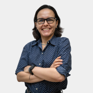Fotografía frontal de la profesora Sandra Rocio Villamizar