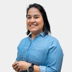 Fotografía frontal de la profesora Tatiana Guarín Corredor