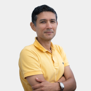 Fotografía frontal del profesor William Gutierrez Niño